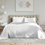 Kensington 1200 Thread Count 100% Cotton Sheet Set Stripe Hotel Grade Soft Touch
