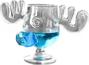 Binxind Christmas Vacation Cup Set Glass Cup | Holiday Glassware for Drink Beverages | Holds 8 Ounces