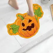 Pumpkin Bath Mat, Halloween Kitchen Mat Halloween Bath Mat Shower Mats Rugs, Halloween Decorations Indoor (Color : 3, Size : 50 x 80cm)