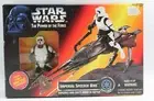 Star Wars Power of the Force Imperial speeder Bike with Biker Scout