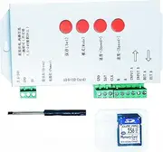 Riptu T-1000S SD Card LED Controller Pixel Support ws2811 RGB Controller with a 256mb Memory Card