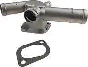 Aluminium Alloy Thermostat Housing Coolant Hose Flange Radiator for VW Golf Jetta 2.0 L4 99-06 06A121133D