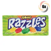 6x Packs Razzles Sour Assorted Flavor Candy Gum 1.4oz ( Fast Shipping! )