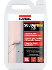 Soudal Soudaprim DP Primer Solvent Free For Porous Pink 5 Litres (126574)