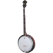 Oscar Schmidt OB5LH Left-Handed 5-String Closed-Back Resonator Banjo, Natural