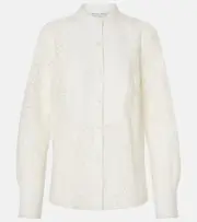 [Veronica Beard] Veronica Beard Naya embroidered shirt AU 4 white