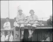 Schenkel And Helen Wiggins Of Girls Baseball Team 1923 OLD BASEBALL PHOTO