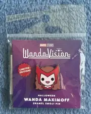 SDCC 2024 100% Soft Halloween Wanda Maximoff Exclusive Enamel Emoji Pin