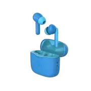 myFirst CareBuds Safe Earbuds with Intelligent Transparency, Easy Touch Control, 85dB Max Volume Blue