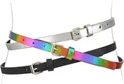 [INSIGHTER] Belts for Girls 3 Pack Kids Belt Girls Fashion belt S M L