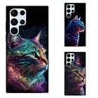 For Samsung Galaxy Z Fold Flip 3 4 5 6 stars American Shorthair cat Hybrid Cases