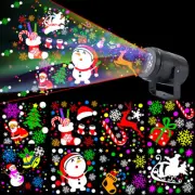 Christmas Party Lights Snowflake Laser Projector Led Stage Light Rotating Xmas