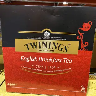 Twinings 英倫早餐茶 2公克 X 100包 3組 W85984 COSCO代購