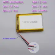 3.7V 4000mAh 14.8Wh Li Lipo Battery 965068 Thermistor 3Pin 1.0/1.25/1.5/2.0/2.54