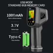high-Precision Infrared Thermal Imager Handheld Thermal Imaging Camera 8GB Card