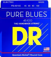 DR PB-45/100 Pure Blues Bass Guitar Strings gauges 45-100