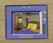 SIMPSONS TV TAZO TAZOS- #49 BARTS'S NIGHTMARE - TREEHOUSE NEW PROMOCARD 2006 Fox