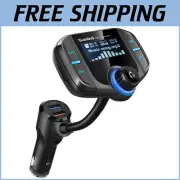 Hands-Free Bluetooth Car Kit with 1.7 Inch Display and Advanced Noise Cancelling