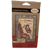 New Butterfly Embroidery Kit Give Me Sunshine On My Shoulder By Lori Siebert