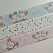 Washi tape sample travel card planner journal Disney Micky Mini Mouse Official