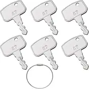 6PCS Kubota Keys 68920 Igniton Key Compatible with Kubota RTV Utility Vehicles | Garden Tractor/Mower GR F Series | Zero Turn Mower ZD ZG ZP Series