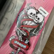 Strangelove Cherub Skateboard Deck 8.5" Pink Stain Brand New Sean Cliver