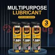 3pce F504 Multi Purpose Lubricant 400g Spray Car Multi Use