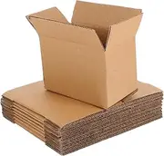 Anneome 10pcs Corrugated Cardboard Boxes Mailer Shipping Boxes for Books Packing Moving Storage