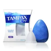 (2X) Tampax Comfort Fit 12HR Protection HEAVY FLOW Menstrual Cup Discontinued