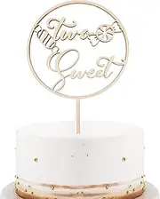 Wooden Sweet Two Cake Topper,Baby Shower Decor, Oh Baby cake topper, Gender Reveal Party Decorations