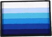 Face Paint, Face Paint Palette, 50g Water-based Split Cake Palettes, Washable Facepaint Makeup Palette, Rainbow Non Toxic Body for Kids Adults