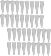 50pcs Kitchen Scissors Set Eyebrow Pen Shear Protective Covers Portable Brows Kitchen Scissor All Purpose Hair Cutting Cover Hand Dermaplaning Eyebrow Razor Women Eyelash Comb Pvc