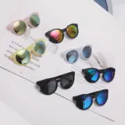 Kids Sunglasses Girls Boys Round Sun Glasses Shades Mirror Goggles Eyeglass