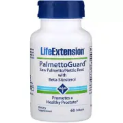 Life Extension, PalmettoGuard, Saw Palmetto/Nettle Root with Beta-Sitosterol, 60