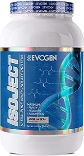 Evogen EVO ISOJECT Ultra-Pure Whey Protein 907 g, Vanilla Bean (28 Servings)