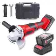 20V Cordless Angle Grinder 125mm w/ 2 Batteries