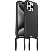 OtterBox React Necklace MagSafe Apple iPhone 15 Pro (6.1') Case Black - (77-93575), DROP+ Military Standard,Detachable Nylon Rope,7 Years Warranty 77-93575