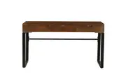 Venus Walnut Finish Solid Wood Modern Design 3 Drawer Study Desk For Home & Office