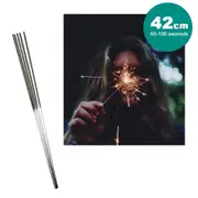 42cm Large Sparklers Party Sparkler for Birthdays Party Parties Wedding Low Smoke Gold Sparklers