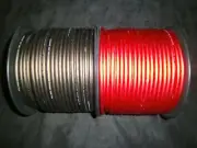 8 GAUGE SPEAKER WIRE 10 FT RED BLACK SUPERFLEX FLEX CABLE AWG MONSTER SUBS