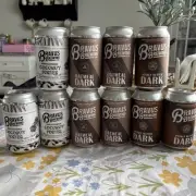 (10) Cans Bravus Brewing Co. Non-Alcoholic Coconut Oatmeal Dark Peanut Butter