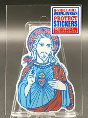 B-Side Label Sticker Original The Heart of Jesus Christ Water & UV Protection