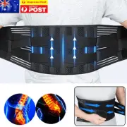 Xuerebs Lumbar Lower Back Support Brace Posture Orthosis Pain Relief Waist Belt