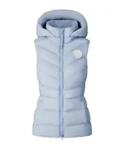 Canada Goose Clair Zip-Up Down Gilet XS Dawn Blue