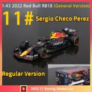 BBURAGO 1:43 2022 Red Bull RB18 FORMULA 1 F1 #11 Sergio Checo Perez Model Car