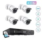 ZOSI 4K/5MP IP Camera PoE Security System Home Outdoor CCTV Night Vision bullet