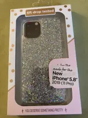 Fellowes Iphone5.8" 2019 (11 Pro) Silver Glitter Case