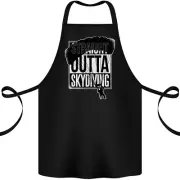 Straight Outta Skydiving Funny Freefall Cotton Apron 100% Organic