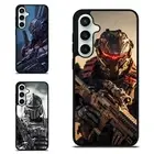 cyberpunk robot armed For Samsung A15 A16 S23 S24 S25 Ultra FE Anti scratch Case