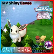 6IV Shiny Eevee Pokemon Brilliant Diamond Shining Pearl